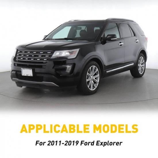Подходит Черный 2011- Ford Pillar Explorer Накладки на стойки и дверные панели 6 шт. Отделка