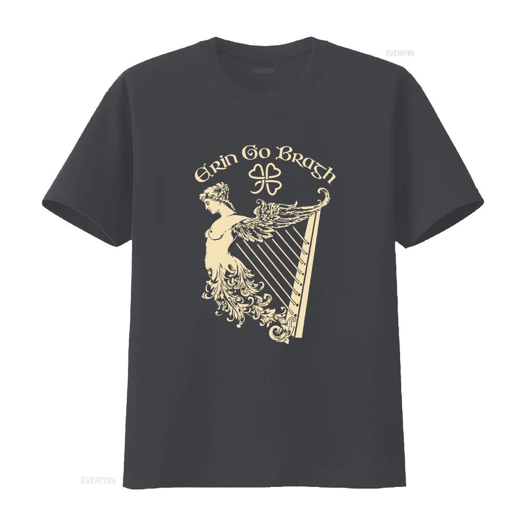 Erin Go Bragh Эйре Ирландская арфа Ирландия День Святого Патрика Футболка Новые Горячие Предложения винтаж Стирка Унисекс уличная мода дизайнерская одежда