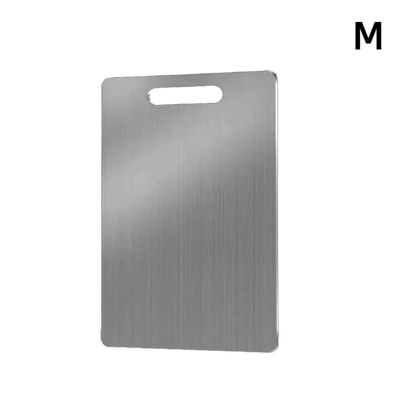 Stainless Steel Cutting Board Food Grade Heavy Duty Chopping Board for Home Kitchen Professional Chefs Cooking Use