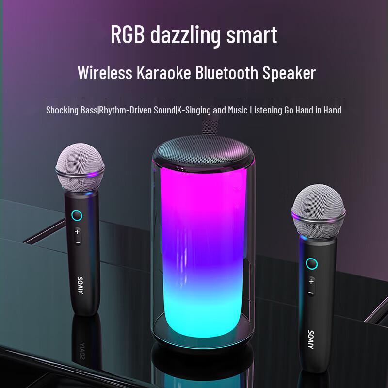 Souai K69M Bluetooth Microphone & Portable KTV Speaker