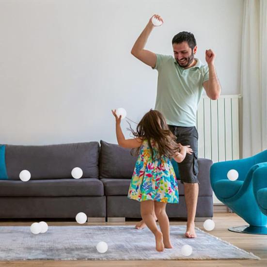 20/50 шт. искусственные снежки, зимнее праздничное украшение, реалистичный снежный подарок для детей, декор для дома, офиса, общежития