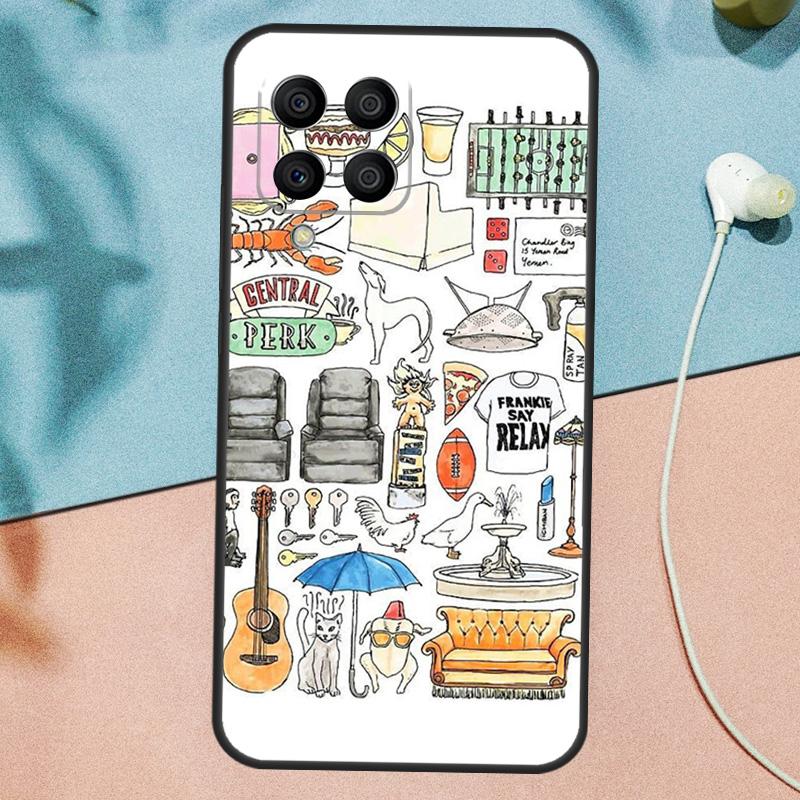 FRIENDS TV SHOW ICONIC Case For Samsung Galaxy M16 M36 M56 M06 M52 M32 M12 M54 M34 M14 M35 M55 M15 M11 M13 M31 M53
