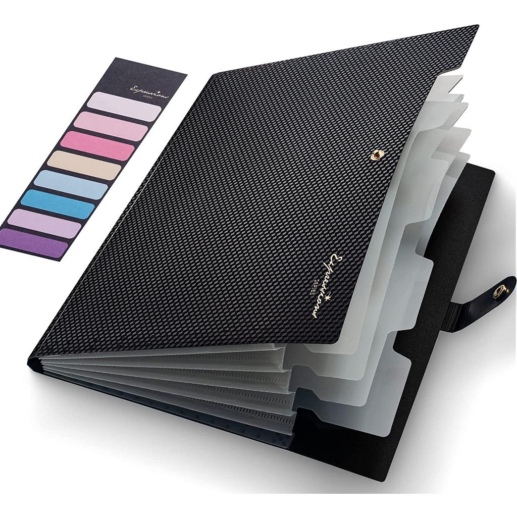 Расширяющаяся папка-гармошка с ромбовидным узором, 5 папок для документов, Портативный органайзер для бумаги для школьных и офисных принадлежностей, Формат A4