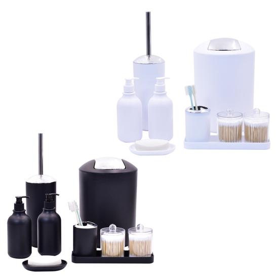 1 Набор аксессуаров для ванной комнаты, многоразовые пополняемые бутылочки для лосьона, дозатор для мыла и зубная щетка