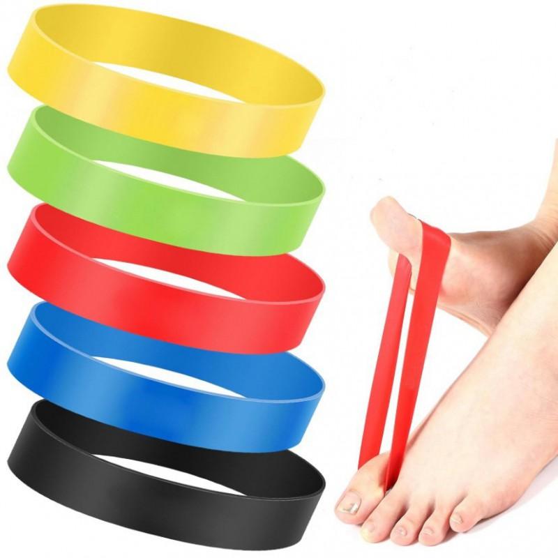 TPE Resistance Bands Finger Toe Arch Ankle Training Thumb Loop Foot Strengthening Hand Dexterity Improvement