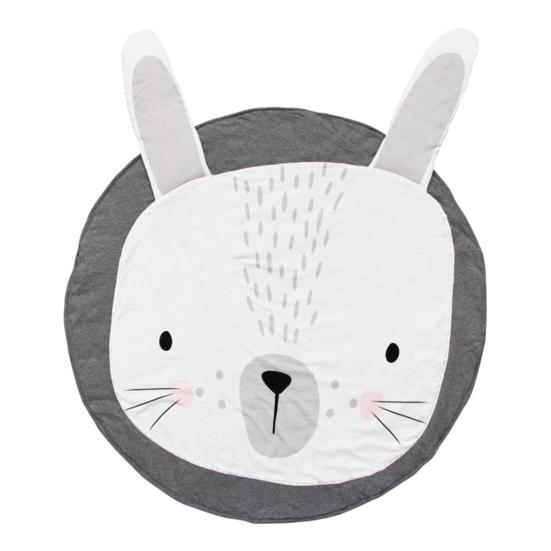 Детский игровой коврик из мягкого материала, коврик для ползания для малышей, круглый дизайн, коврик для занятий для младенцев с рисунком животных, коврик для ползания для младенцев