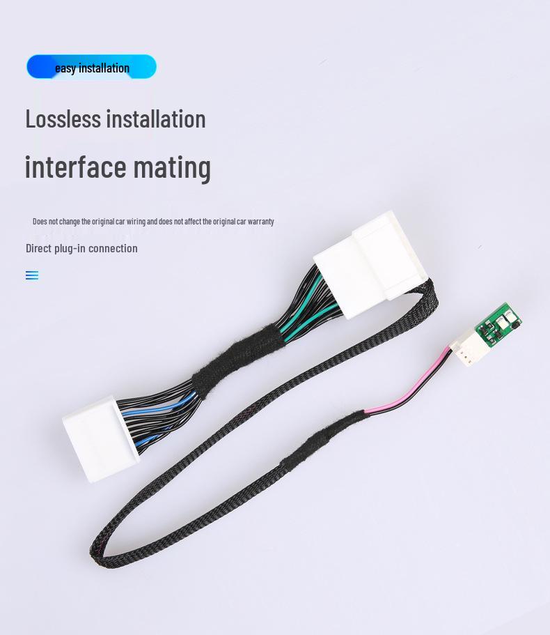 Модель 1521 Toyota Highlander Кастомный интерьер 64-цветная подсветка