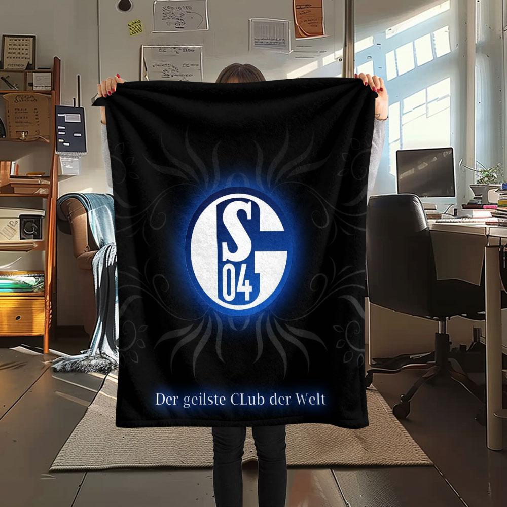Schalke logo Blanket, High quality Comfortable for All Seasons, Home Decor, Warmth and Comfort