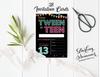 Darling Souvenir Black Birthday Invitation Card 28 шт. Заполните или напишите пустые приглашения для печати Принадлежности для вечеринок 5x7