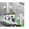 White Nylon Door Retainer Catch Stopper Resile Limiter Lock Holder T Shape Universal for Caravan Motorhome Boat Camper