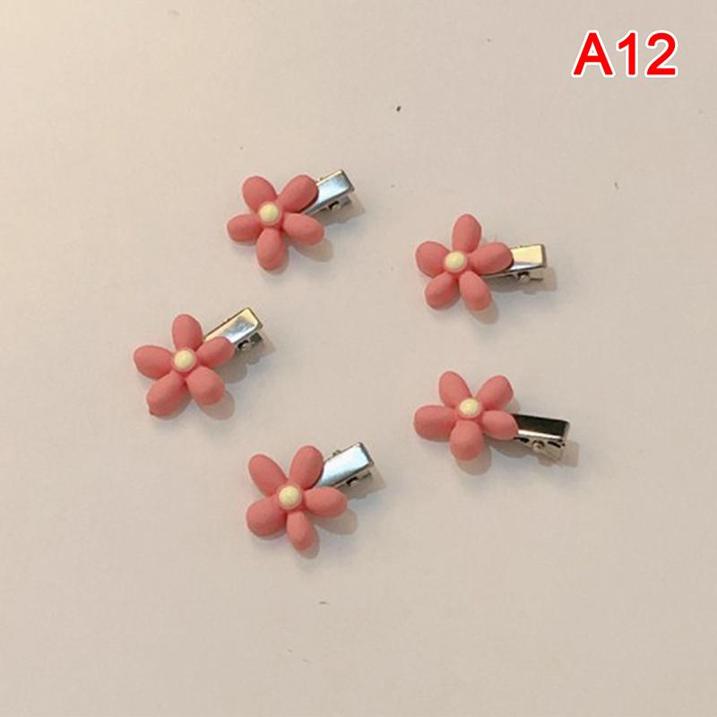 5 шт. такие милые девушки, розовая роза, сердце, бант, персик, мини-шпилька, набор, сладкие волосы