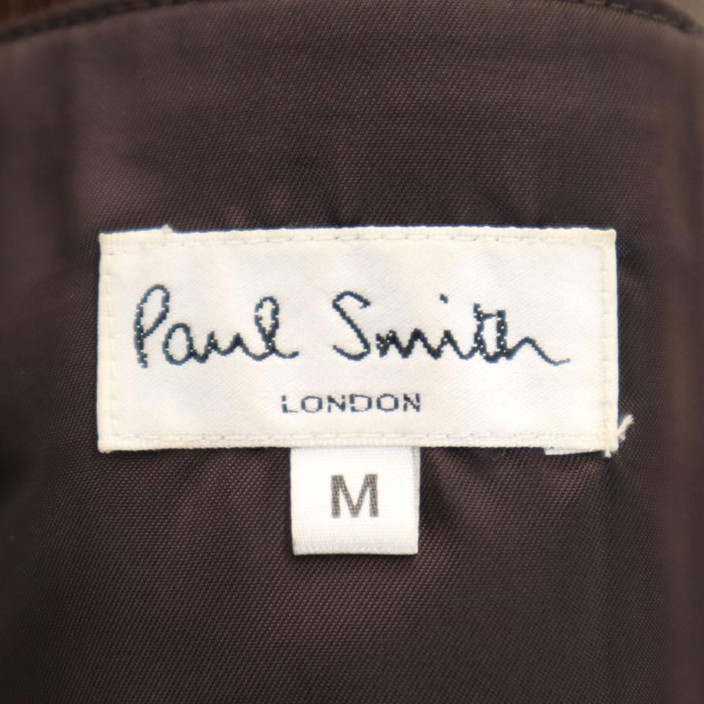 Paul Smith LONDON Куртка двойная косуха из лошадиной кожи M Коричневая Мужская Б/У