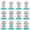 Oil Drain Plug Oversize Piggyback Stainless Steel Self Tapping Oil Pan Thread Repair Kit M10.4 M12.1x1.25/1.5 M14.1 M16.1 M18.1 Oil Drain Plugs 3