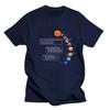 Cosmic Solar System Planets Print Hip Hop Top Short Sleeve Summer Street Casual Tee Clothing Loose Oversized T Shirt Cotton Tops