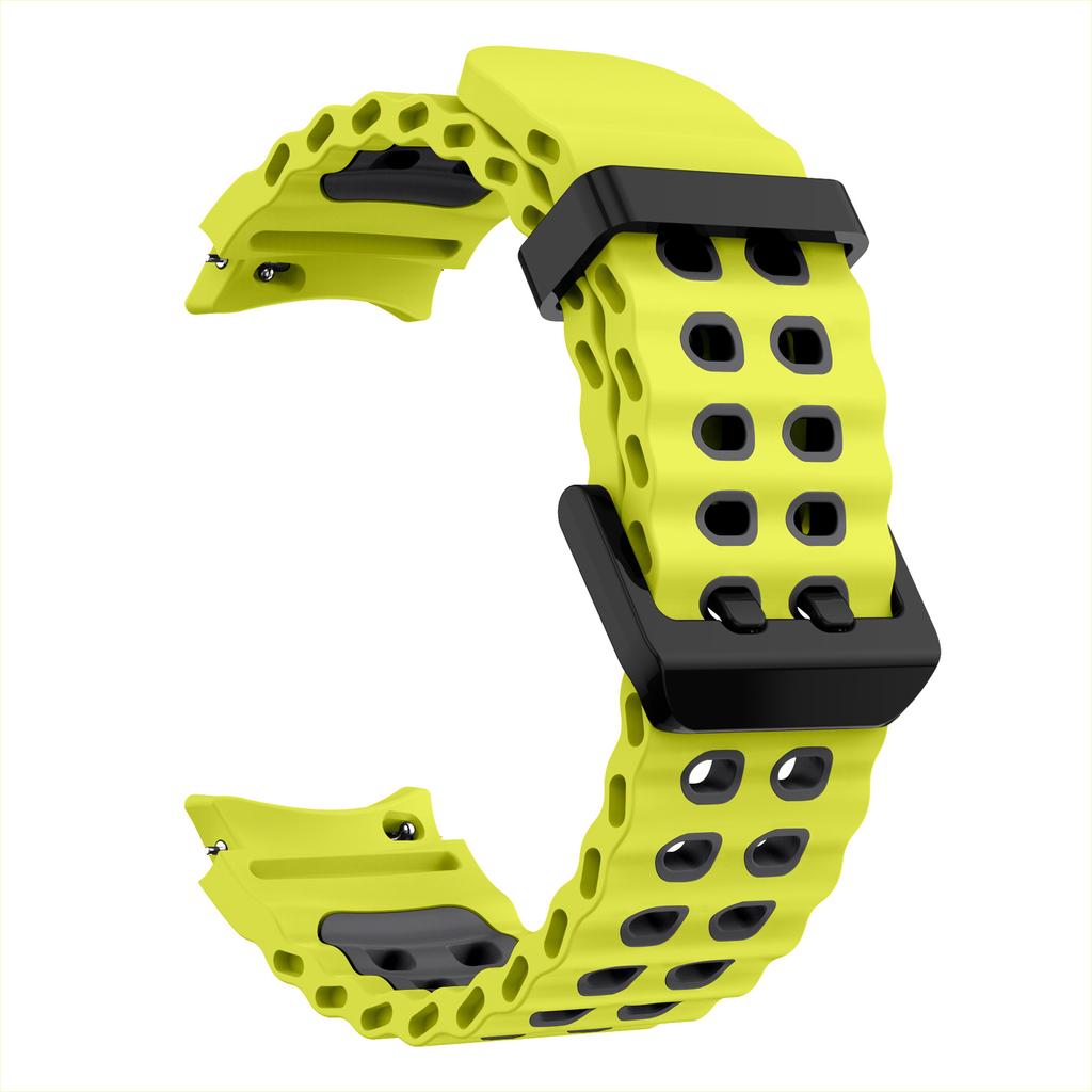 For Samsung Galaxy Watch7 40mm/44mm Silicone Band Dual Color Replacement Watch Strap
