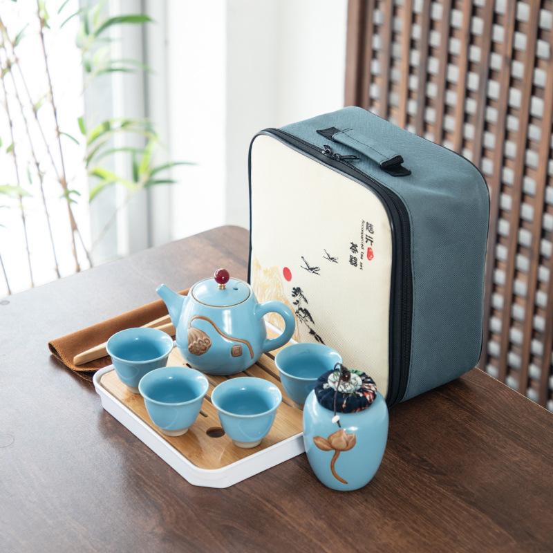 Печать бизнес-подарков креативный дорожный чайный набор керамический набор практичные подарки на открытие компании недорогие подарки клиентам