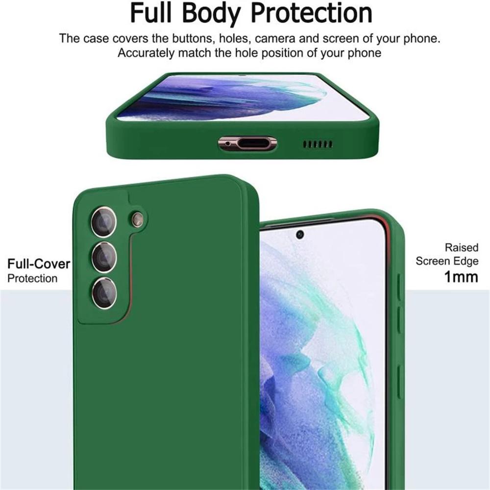 Роскошный чехол из жидкого силикона для Samsung S25 S24 Galaxy S20 S21 S22 S23 FE Plus Note10 20 A52 A31 A41 A71 A51 A72 A70 A50 Coque