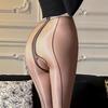 Женские сексуальные бесшовные колготки без ластовицы 1D масляные блестящие с кубинским каблуком и задним швом, формирующие ноги, чулки, клубная одежда для танца на пилоне