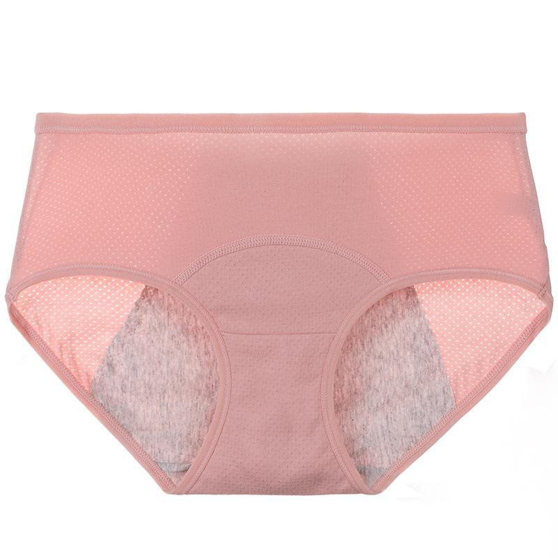 Женские антибактериальные менструальные трусы со средней посадкой из хлопка Синьцзян с защитой от протеканий