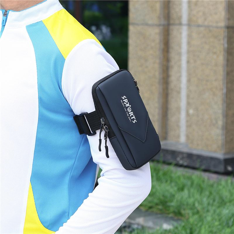 Sports Running Mobile Phone Bag Mini Men's Women's Portable Wrist Arm Polyester