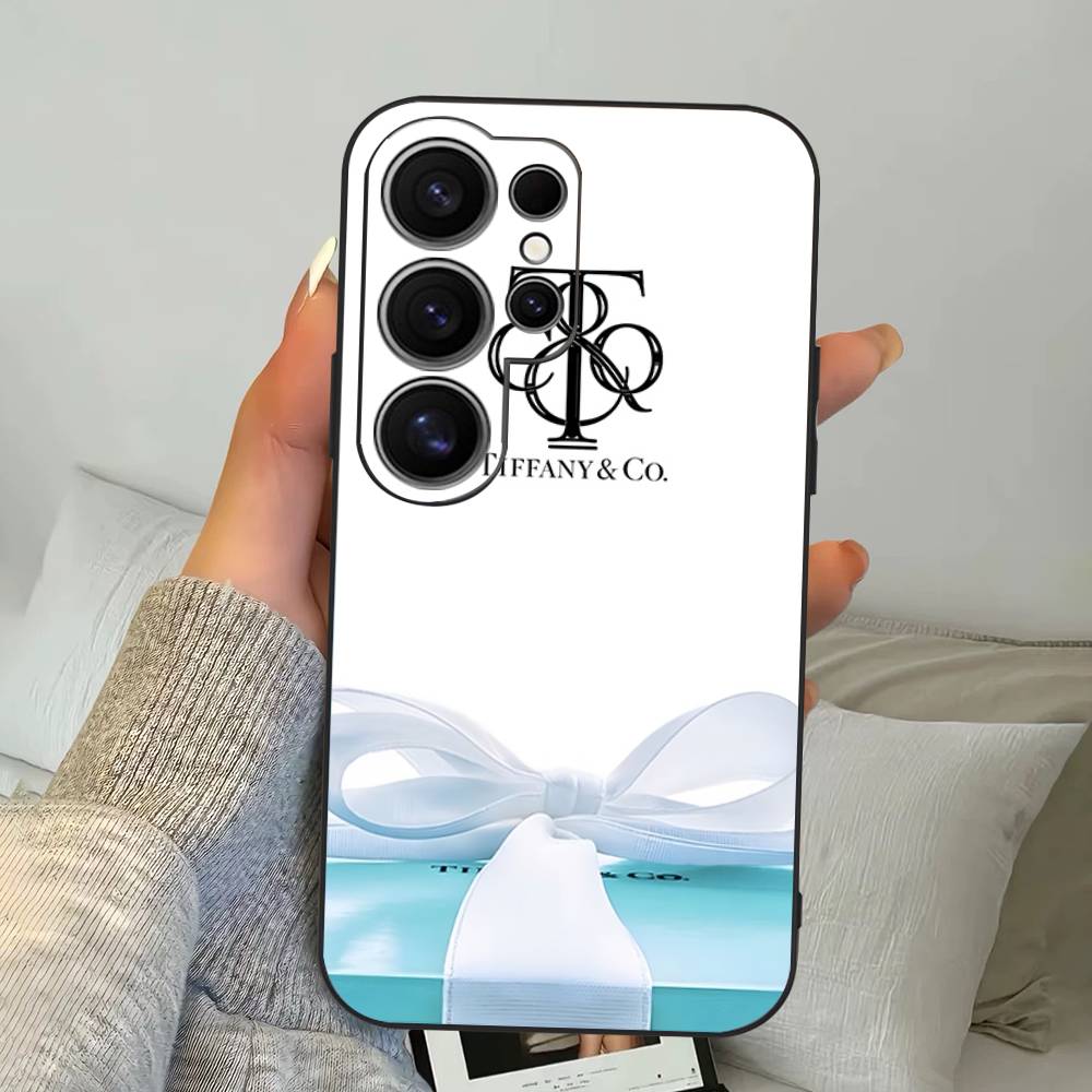 Чехол для телефона T-tiffanyS с логотипом для Samsung S 24 Fe 25 Ultra Plus 20 Lite 21 30 22 23 24 22 Ultra 5G Fundas