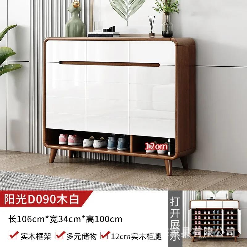 Роскошные шкафы для обуви в прихожей, минималистичные деревянные многослойные полки для обуви в прихожей, балконная мебель для прихожей Ritating