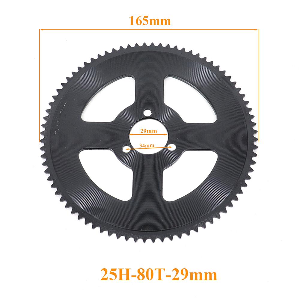 25H 47T 55T 65T 68T 72T 74T 80T 92T Зубьев 29MM Задняя звезда для 47CC 49CC Мини Мотовездехода Квадроцикла Питбайка Скутера Запчасти