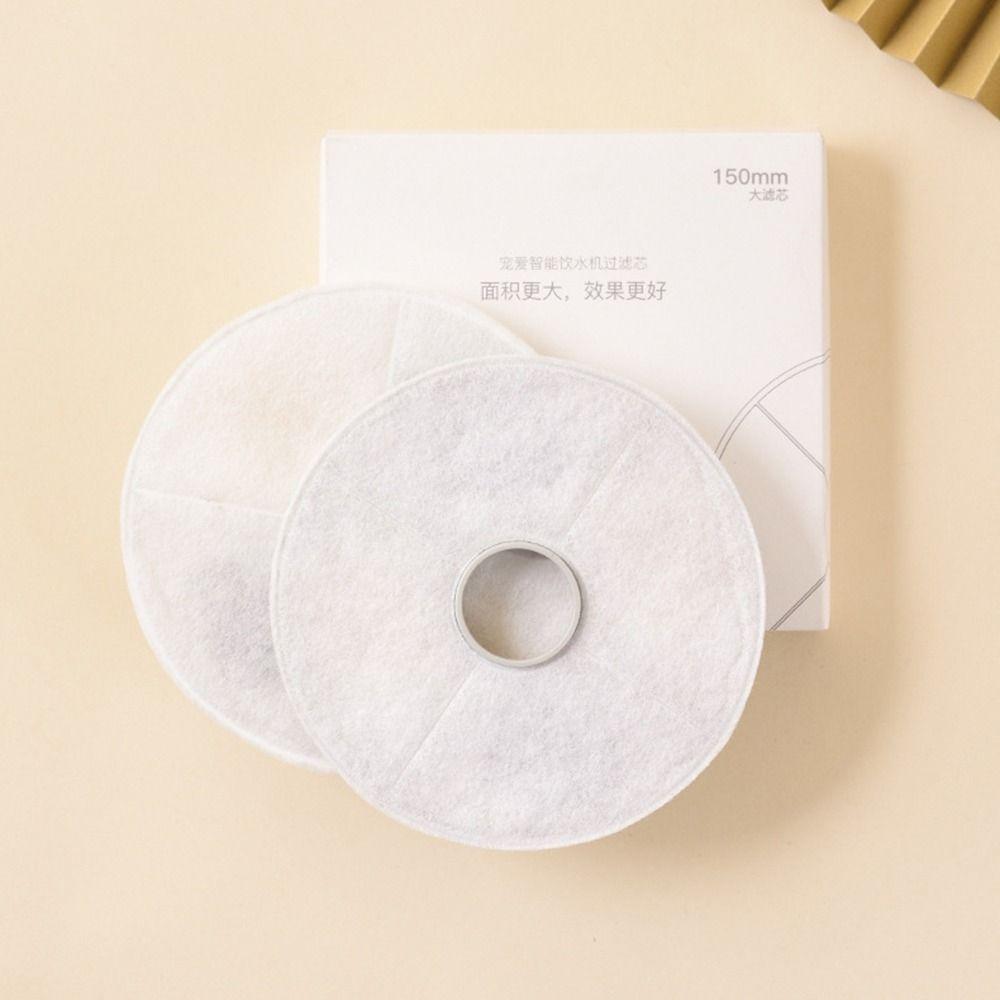 2 шт. Круглый фильтрующий элемент для кошачьего фонтана для воды Диспенсер для воды для собак