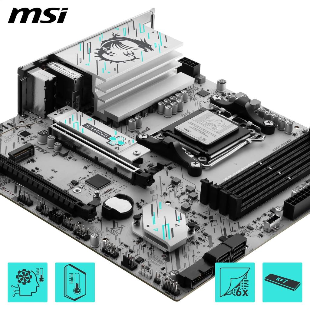 MSI B840M GAMING PLUS WIFI6E Micro-ATX Gaming Motherboard MB6805