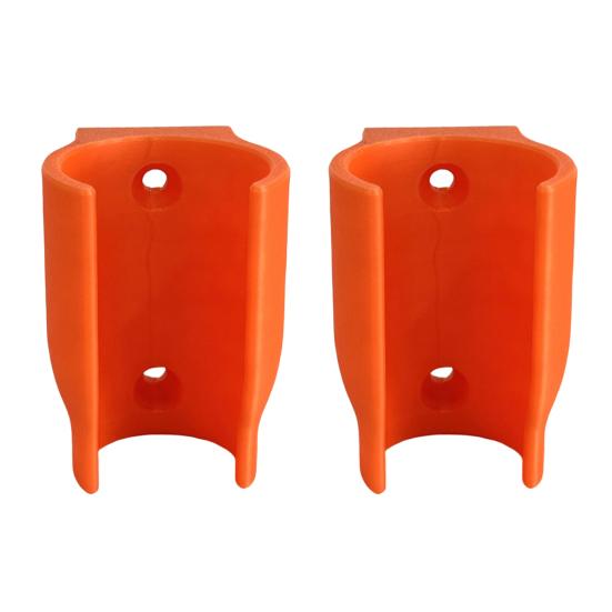 2Pcs Wall Mount Hose Head Holder Weather-proof Anti-slip Outdoor Backyard Lawn Gardening Water Hose Spray Nozzle Storage Bracket