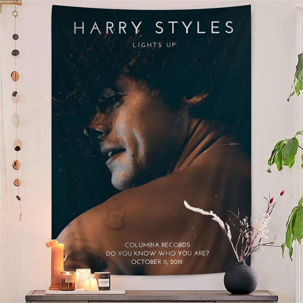 Певец HHarrys SStyles DIY Настенный Гобелен Хиппи Цветочные Настенные Ковры Декор для Общежития Настенное Искусство Декор