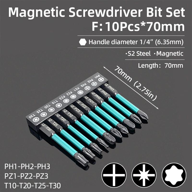 Шестигранный ключ-шестигранник Набор отверток Магнитные крестовые отвертки Torx Plum Security Tamper Proof Сверла Отвертка Ручной инструмент