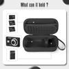 Сумка для хранения цифровой камеры KODAK PIXPRO FZ55/FZ45, Компактный держатель для камеры, Противоударный чехол-сумка из EVA с пузырьковой защитой для переноски камеры