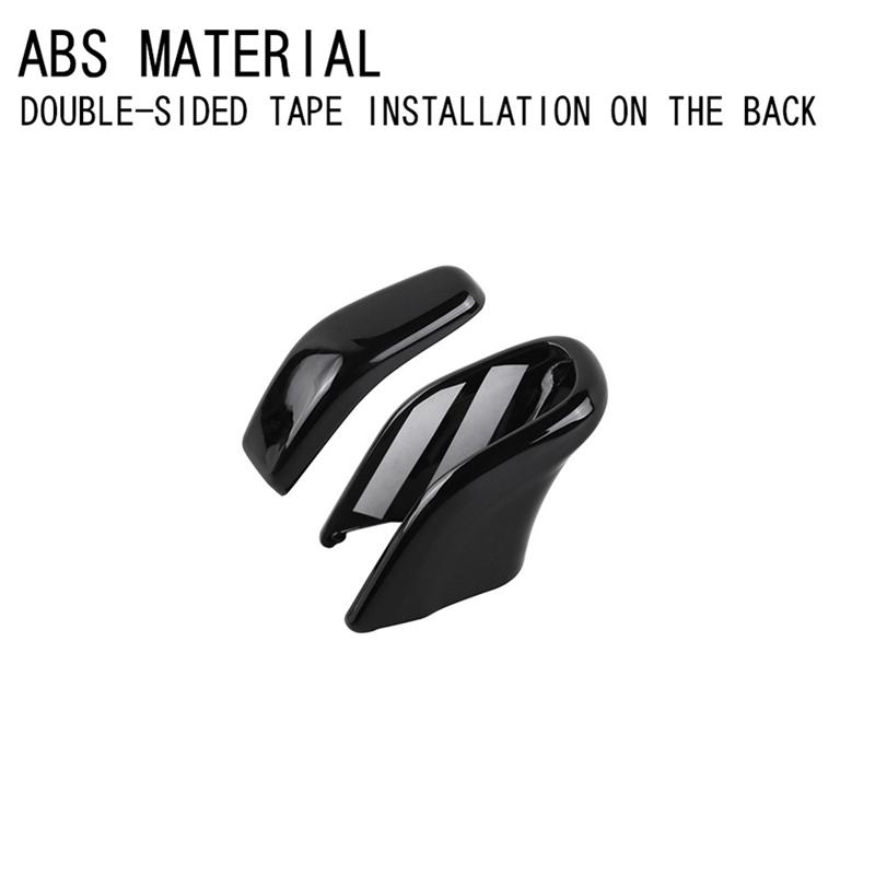 For Toyota ALPHARD/VELLFIRE 40 Series + Car Gear Shift Knob Head Cover Trim Decorative Sticker Carbon Fiber Pattern Parts-A8