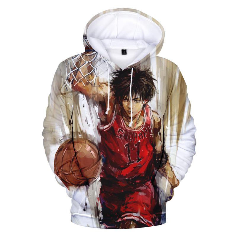 Slam Dunk 3D толстовки с принтом унисекс SHOHOKU толстовки японского популярного аниме забавный пуловер Harajuku размера плюс S-6XL