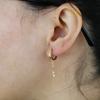 Trendy Gold Plated Star Charm Tassel Chain Fashion Earring Design Women Earring