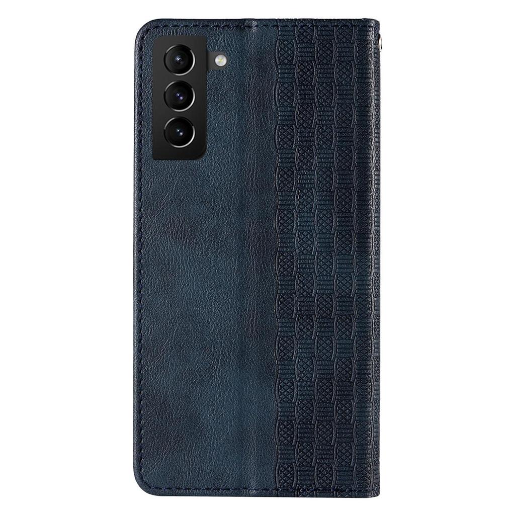 Hurtel Blue Magnetic Wallet Case for Galaxy S22 Ultra