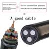 YJLV22 High-voltage Cable 3-core 35 50 70 95 120/400 Square Aluminum Core National Standard Armored Cable