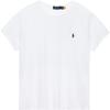 Футболка с коротким рукавом и вышитым логотипом Polo, женская, белая 211898698-005
