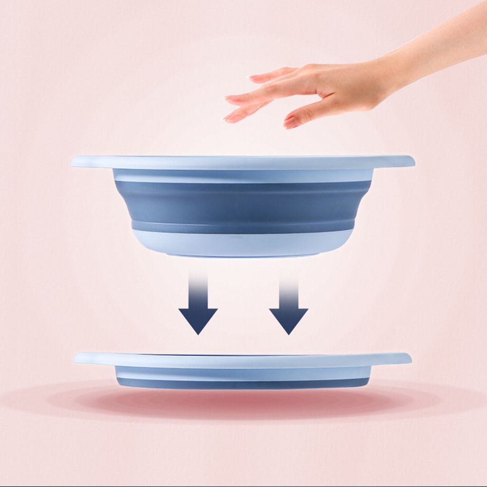 Safe Durable Travel Baby Home Foldable Laundry Basin Wash Basin Portable Laundry Tub