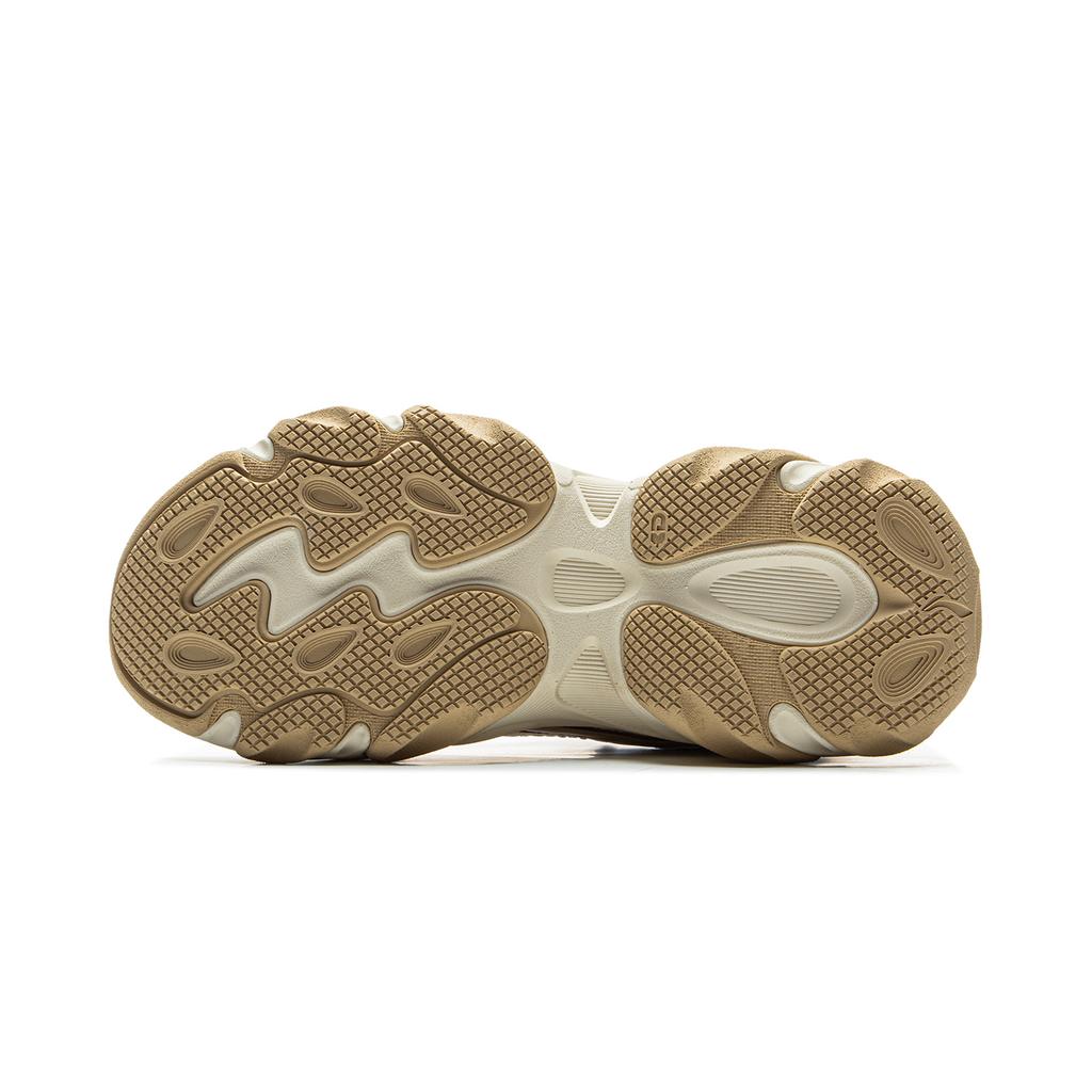 Li Ning Нескользящие Устойчивые к истиранию Низкие Повседневные Туфли Женские Бежевый Красный AZGV012-4