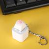 Перезаряжаемый тестер осей клавишных колпачков RGB декомпрессионная игрушка-брелок сменные переключатели кошачьи мяуканья крик утки для геймеров офисное программирование
