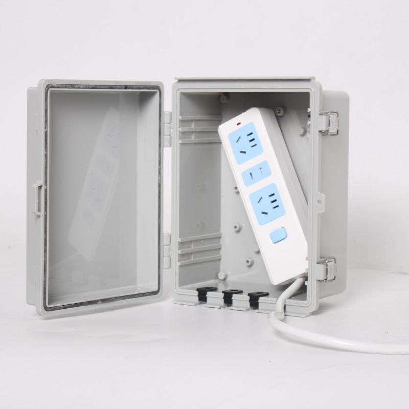 Electrical Enclosure Plastic Outdoor Electrical Connection Box Waterproof Power Box Indoor Wire Shell Easy to Install