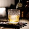 280ml/330ml Glass Drinking Bottle Simple Glacier Glass Water Cup Rock Whiskey Wine Cup Coffee Cup Tree Bark Pattern Cup Beer Cup