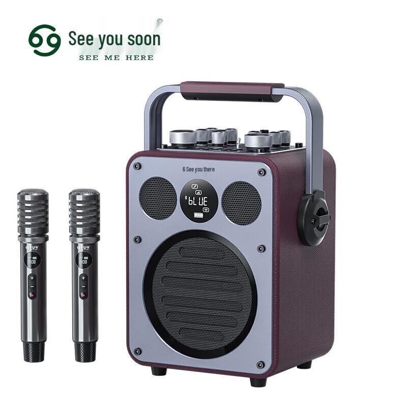 SEE ME HERE 69 Rangers D5 Portable KTV Bluetooth Speaker