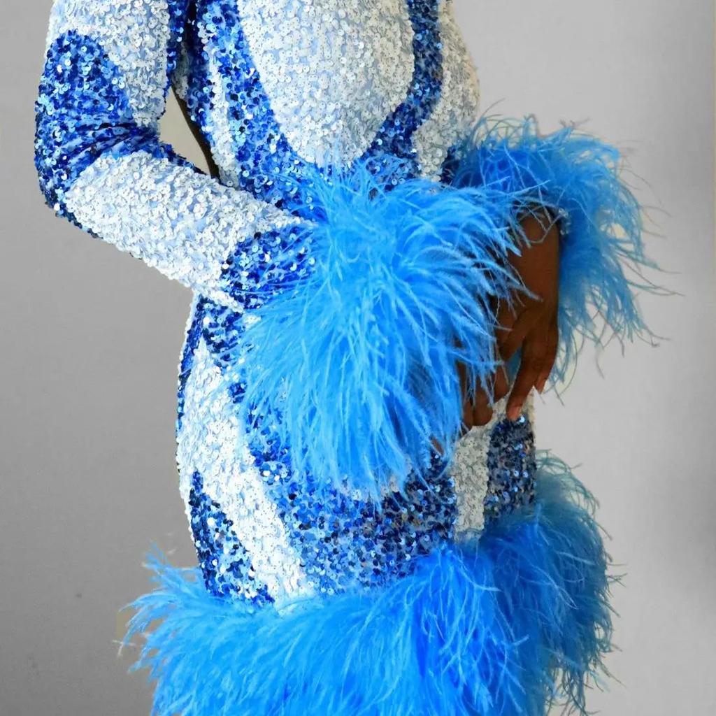 Feather1/5/10Meters Colorful Ostrich Feathers Trims for Crafts Christmas Dress Sewing Natural 6-8cm Ostrich Plumes Decor Accessories