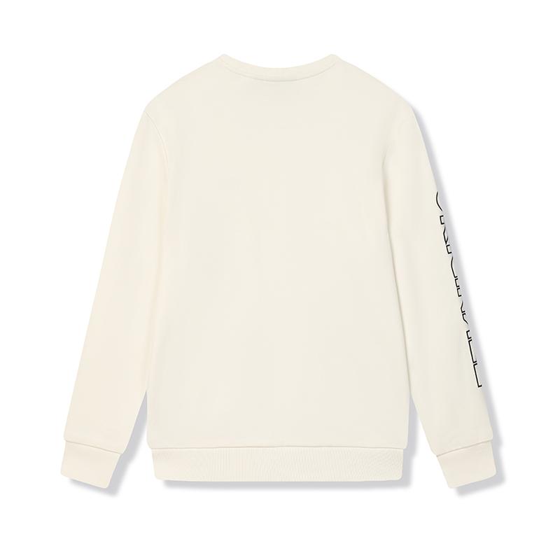 Fila Оригинальная серия Lifestyle, цветная вставка, простой повседневный универсальный трикотажный пуловер, мужская толстовка F61M519201FIV