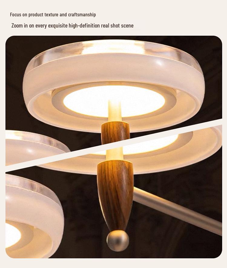 Французский винтажный стиль Современная минималистичная люстра для столовой, кабинета, спальни или прохода