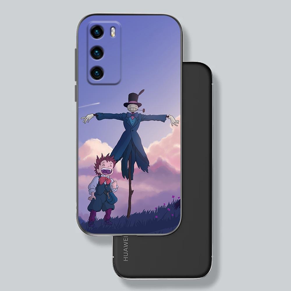 Чехол для телефона Huawei P30 P40 P20 Lite P50 Pro P Smart Z 2019 2020, чехлы Fundas Cover Миядзаки Хаяо аниме «Ходячий замок Хаула»