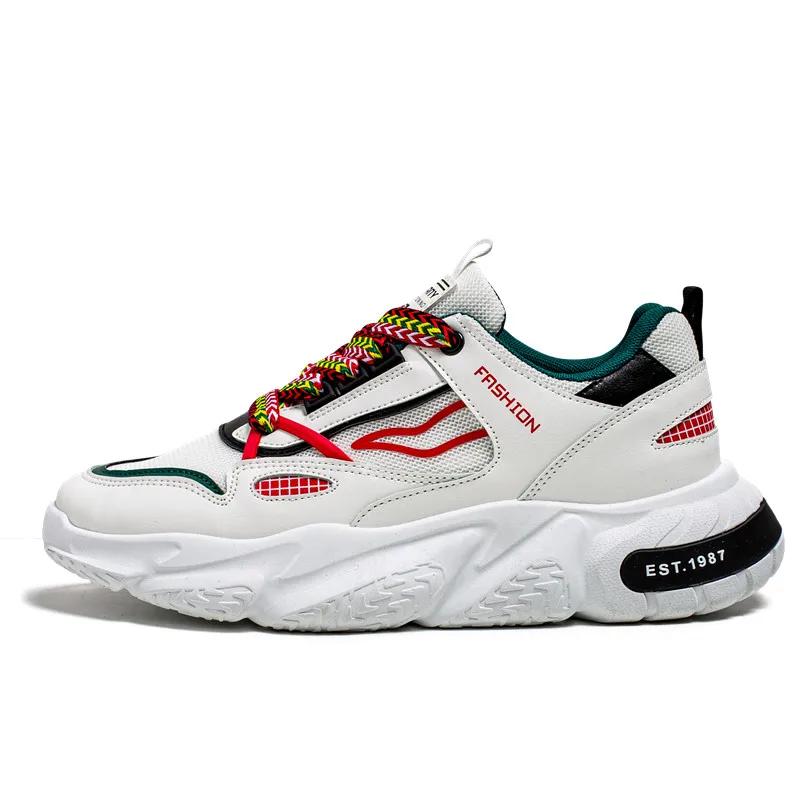 2024 Мужские повседневные кроссовки для ходьбы Модные дышащие сетчатые мужские кроссовки на платформе для бега Обувь для мужчин Zapatillas Hombre